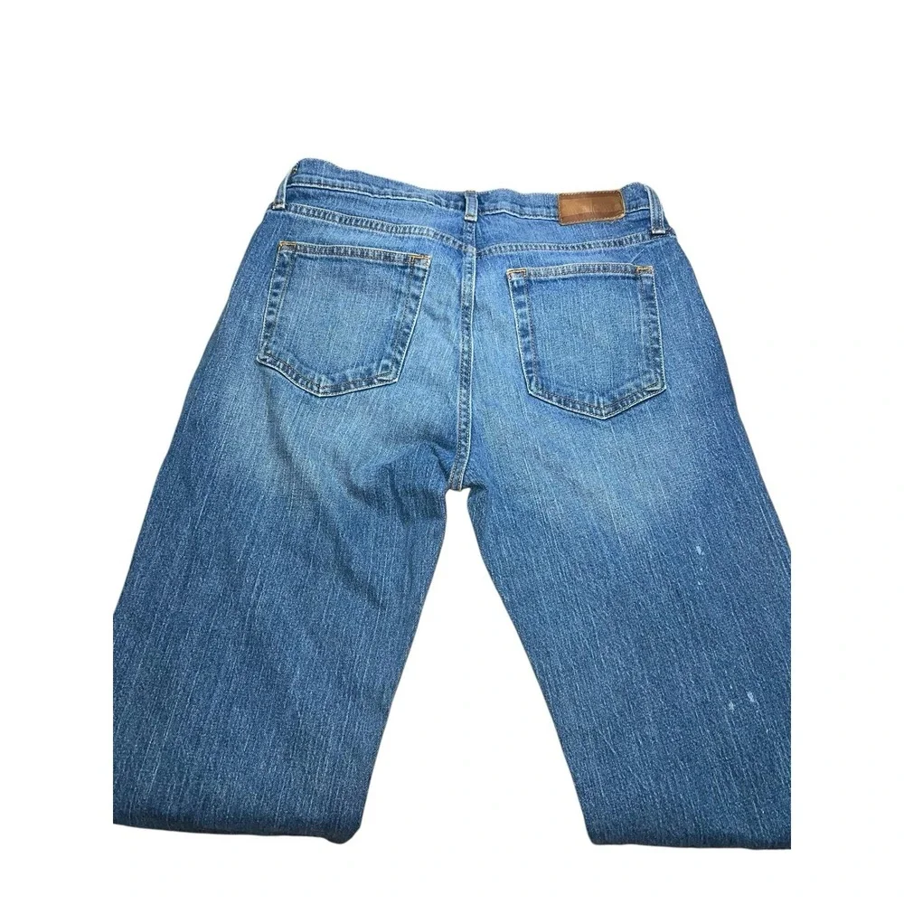 TOMMY HILFIGER MEN'S JEANS SZ 31x30 RELAXED FIT STRAIGHT LEG MEDIUM WASH ZIP FLY